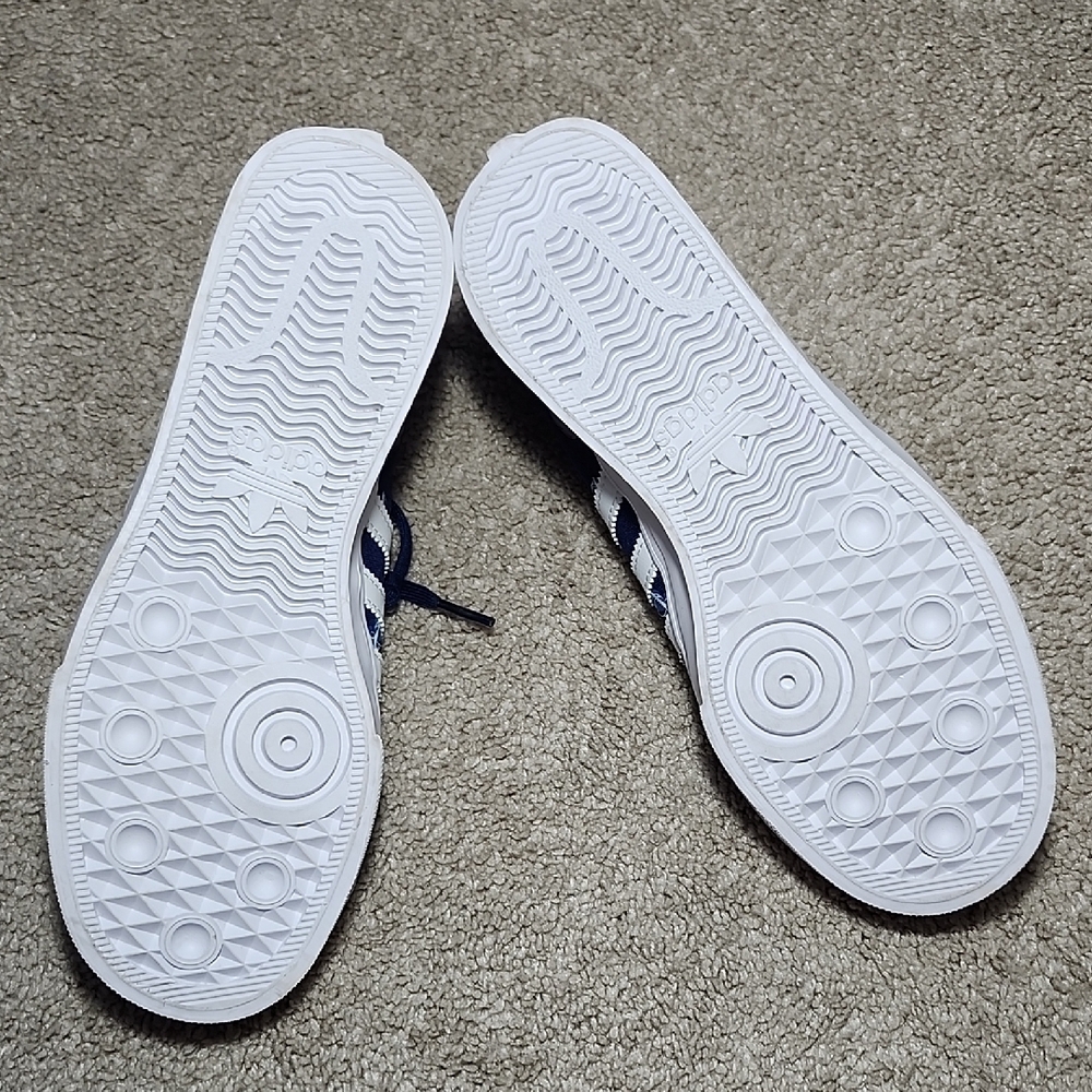 Adidas Nizza Dark Blue Sneakers with White Accents - Picture 10 of 10